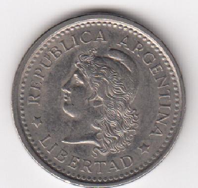 Beschrijving: 1 Peso LIBERTAD 